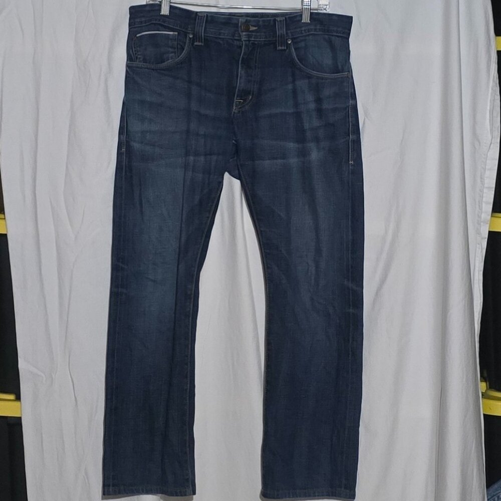 Fideltiy Denim Made in USA Jimmy Selvedge Denim Jeans - Blue - Sz 34*